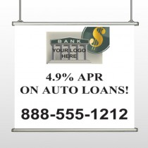Auto Loan 173 Hanging Banner