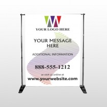 Triangles Wave 167 Pocket Banner Stand