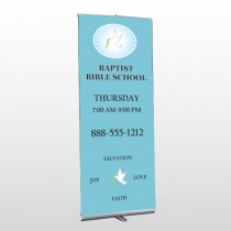 Bible Dove 162 Retactable Banner Stand 